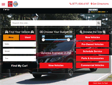 Tablet Screenshot of capitalnissan.com